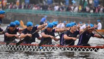 Sôi động lễ hội bơi chải thuyền rồng trên hồ Tây