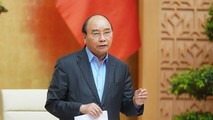 Thủ tướng Nguyễn Xuân Phúc phát biểu kết luận cuộc họp - Ảnh: VGP