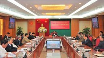Kỳ họp thứ Nhất của Ủy ban Kiểm tra Trung ương khóa XIII. Ảnh: Ủy ban Kiểm tra Trung ương.