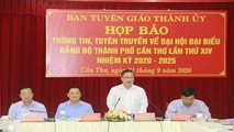 Đại hội Đảng bộ TP Cần Thơ có 347 đại biểu chính thức tham dự