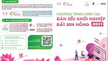 Triển khai chương trình Ươm tạo Đàn Sếu khởi nghiệp Đất Sen hồng năm 2021