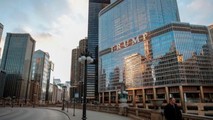 Khách sạn Quốc tế Trump tại thành phố Chicago, bang Illinois. Mỹ, tháng 3/2020. Ảnh: AFP.