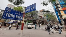 Hà Nội: Hạn chế phương tiện giao thông trên phố Trúc Bạch