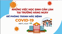 Những việc học sinh cần làm ngay để phòng, chống dịch Covid-19