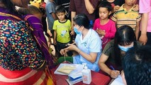 Tổ chức khám sàng lọc cho trẻ em ở Gia Lai (ảnh: nld.vn)