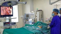 Bé trai 5 tuổi bị nhiễm trùng ruột thừa do nuốt phải chiếc xương cá. Ảnh: BVCC