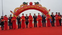 Lễ cắt băng khánh thành cầu Đăng và cầu Hàn