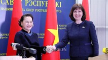 Chủ tịch Thượng viện Belarus Natalia Kochanova và Chủ tịch Quốc hội Nguyễn Thị Kim Ngân.
