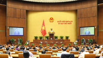 Các đại biểu tại thảo luận của QH về dự kiến Chương trình xây dựng luật, pháp lệnh năm 2022, điều chỉnh Chương trình xây dựng luật, pháp lệnh năm 2021.