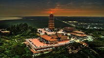 Tháp Tường Long nhìn từ trên cao. Ảnh: Đức Nghĩa