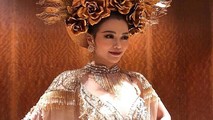 Đại diện Việt Nam giành huy chương vàng phần thi trang phục dân tộc tại Hoa hậu Trái đất 2018