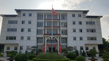 Trung tâm nước sạch và VSMT nông thôn tỉnh Lào Cai nằm trên tầng 5 tòa nhà này