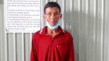 Bắt giữ, cách ly phòng Covid-19 một người Campuchia vận chuyển thuốc lá lậu