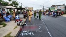 Hiện trường vụ tai nạn chết người.