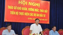 Cà Mau tìm cách thúc đẩy tiến độ các dự án đầu tư