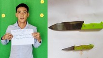 Huỳnh Văn Có và hung khí.