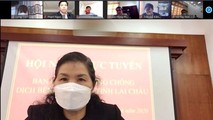 Bà Giàng Páo Mỷ - Ủy viên BCH Trung ương Đảng, Bí thư Tỉnh ủy, Trưởng Đoàn Đại biểu Quốc hội tỉnh Lai Châu phát biểu kết luận tại Hội nghị trực tuyến. Ảnh: Nguyễn Vân
