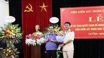 Lễ công bố Quyết định bổ nhiệm Viện trưởng Viện kiểm sát nhân dân tỉnh Lai Châu