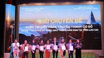 Lào Cai: Trao giải Hội thi phát thanh cơ sở năm 2020