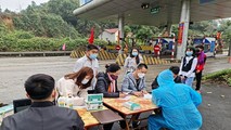 Lập chốt kiểm dịch y tế liên ngành phòng COVID-19 tại Cao tốc Nội Bài - Lào Cai
