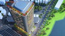 Phối cảnh dự án nhìn từ trên cao.