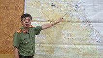 Đại tá Nguyễn Tiến Nam - Giám đốc Công an tỉnh Quảng Bình trực tiếp chỉ đạo công tác điều tra, khá phá các vụ án, chuyên án.