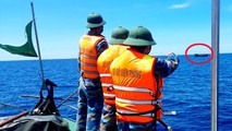 Biên đội tàu Hải đội 2, BĐBP tỉnhQuảng Bình phát hiện, xua đuổi tàu nước ngoài ra khỏi vùng lãnh hải Việt Nam.