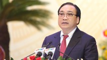 Đồng chí Hoàng Trung Hải phát biểu chỉ đạo Đại hội đại biểu Đảng bộ tỉnh Bình Định lần thứ XX.