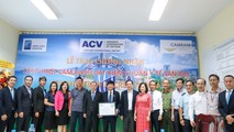 Lễ trao Chứng nhận kiểm chuẩn y tế sân bay tại Cảng HKQT Cam Ranh.