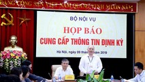 Quang cảnh buổi hop báo