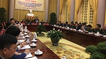 Quang cảnh buổi họp báo.