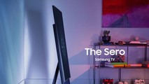 Samsung ra mắt tivi tự động xoay giữa dọc và ngang