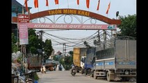 Cổng Làng nghề Minh Khai (Cụm công nghiệp Minh Khai, huyện Văn Lâm, tỉnh Hưng Yên)