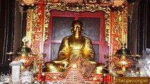 Tượng thờ Thiền sư Nguyễn Minh Không tại chùa Bái Đính
