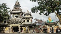 Mặt tiền chùa Linh Phước