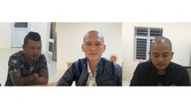3 đối tượng Thành, Thông, Tình bị bắt giữ