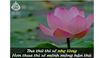 Tha thứ cho kẻ thù là "phóng thích" chính mình