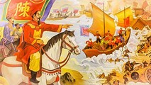Họa hình Trận Bạch Đằng 1288 "sấm rung chớp giật" khiến quân Nguyên - Mông bạt vía.