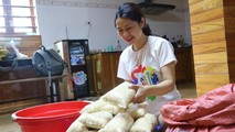 Thứ quà dân dã mà thanh tao này đã đem lại nguồn thu nhập cho nhiều gia đình nơi đây.