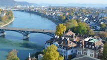 Một góc thành phố Basel của Thụy Sỹ.