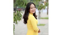 Hình ảnh trẻ trung, rạng rỡ của cô giáo Nguyễn Thị Tâm lúc sinh thời.