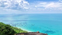 Đỉnh núi Ma Thiên Lãnh ở đảo Hòn Sơn.