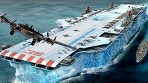 Hình vẽ mô tả hoạt động của tàu sân bay Habbakuk.
