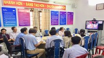 Hội nghị triển khai tại điểm cầu Trung tâm Y tế huyện Phú Lộc