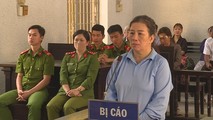 Bị cáo Trần Thị Thanh Hà tại phiên xử