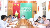 Kỳ họp 83 của Ủy ban Kiểm tra Tỉnh ủy Đắk Lắk