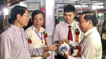 Khai mạc Hội chợ triển lãm sản phẩm ngành Công Thương Đồng bằng Sông Hồng - Ninh Bình 2020