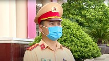 Thiếu tá Trương Minh Khôi- Đội trưởng Đội CSGT, Công an TP Ninh Bình