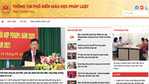 Thanh Hoá: Triển khai hệ thống phần mềm “Hệ thống thông tin phổ biến, giáo dục pháp luật”