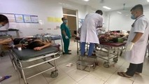 Mẹ con bà Vân được cấp cứu trong tình trạng nguy kịch.